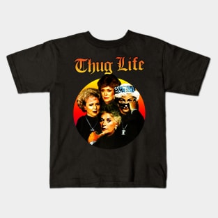 Retro Golden girls Thug life Kids T-Shirt